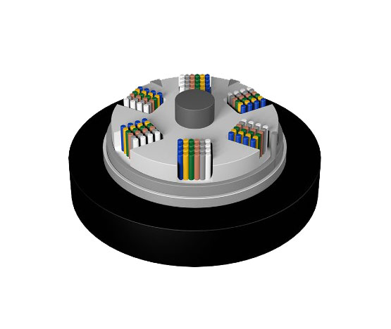 骨架式光纤带A护套光缆GYDGA